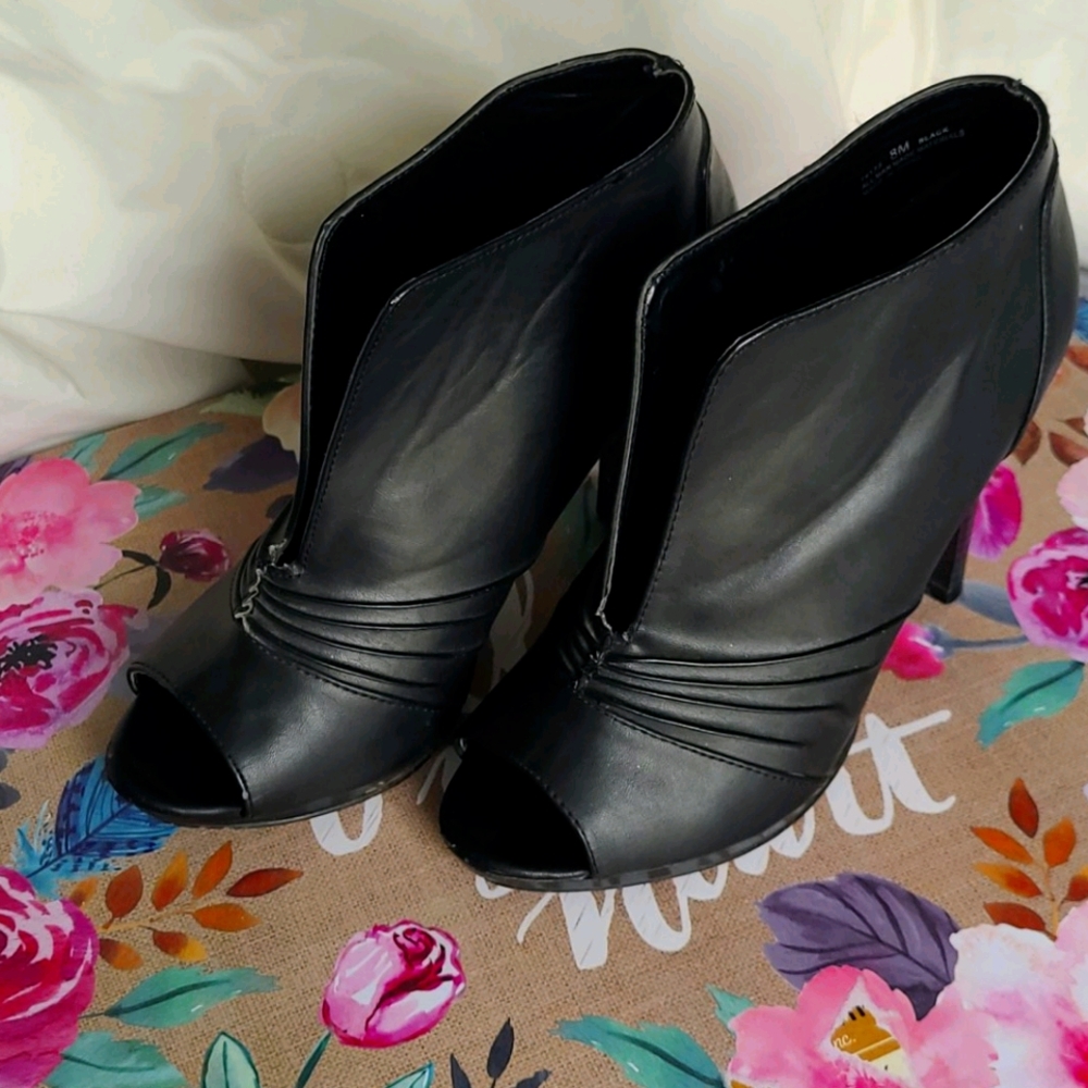 Black Bootie Heels